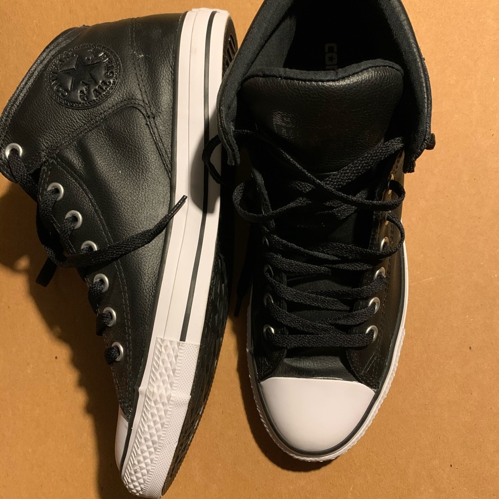 leather Converse
